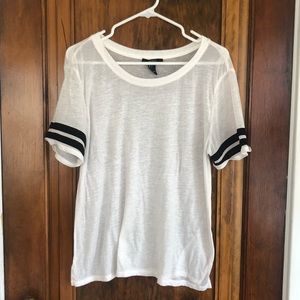 ✨3 for $10✨ Forever 21 Sheer Varsity Tee